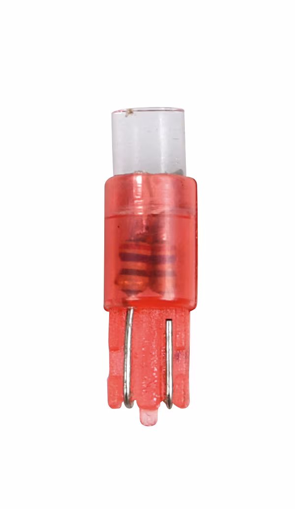 Pilot 12V Kit Lampade cruscotto 1 Led - (T5) - W2x4,6d - 5 pz