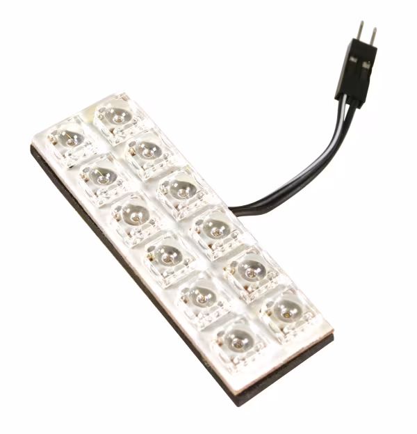 Pilot 12V Hyper-Led - Pannello 12 Led - 20x60 mm - 1 pz  - D/Blister - Bianco