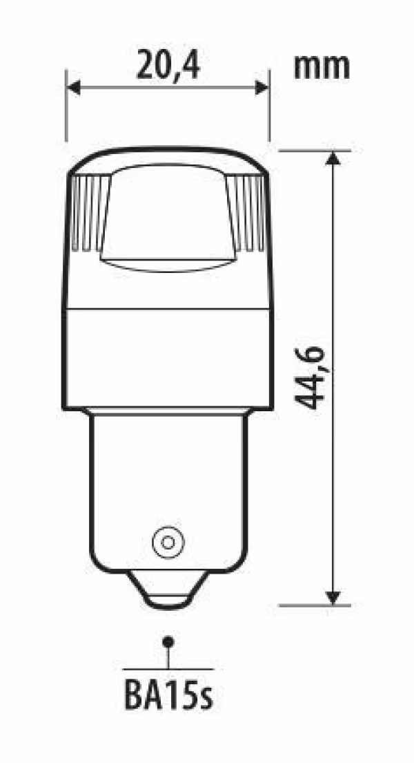 Pilot 12V Ultra-Lumen Series - (P21W) - BA15s - 2 pz  - Scatola - Bianco - Doppia polarità - Resistenza incorporata