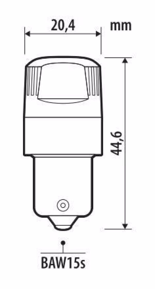 Pilot 12V Ultra-Lumen Series - (PR21W) - BAW15s - 2 pz  - Scatola - Rosso - Doppia polarità - Resistenza incorporata