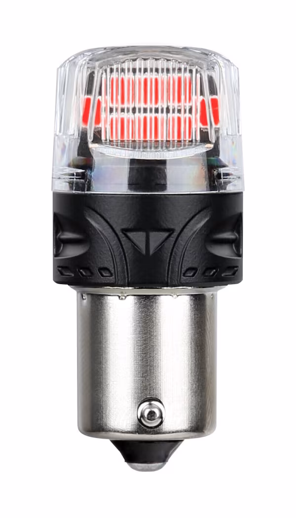 Pilot 12V Ultra-Lumen Series - (PR21W) - BAW15s - 2 pz  - Scatola - Rosso - Doppia polarità - Resistenza incorporata
