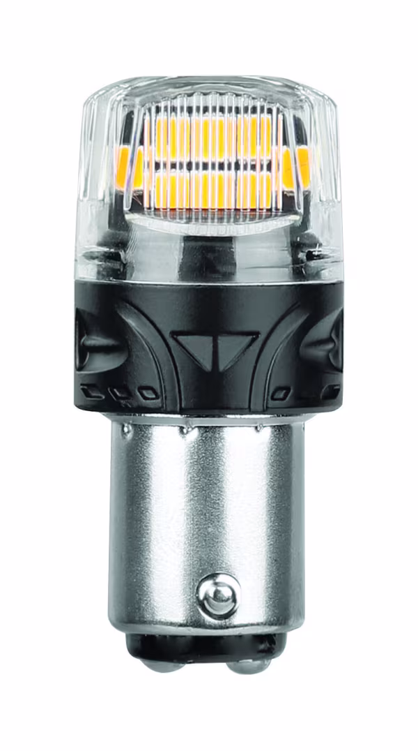 Pilot 12V Ultra-Lumen Series - (P21/5W) - BAY15d - 2 pz  - Scatola - Arancio - Doppia polarità - Resistenza incorporata