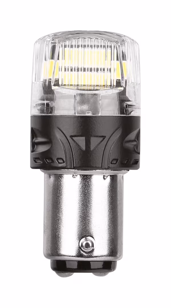 Pilot 12V Ultra-Lumen Series - BA15d - 2 pz  - Scatola - Bianco - Doppia polarità - Resistenza incorporata