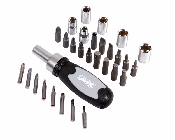 Lampa Set cacciavite con inserti e bussole, 30 pz