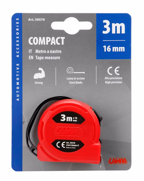Lampa Compact, metro a nastro