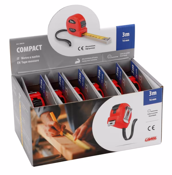 Lampa Compact, metro a nastro