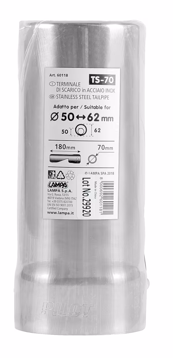 Pilot TS-70, terminale di scarico