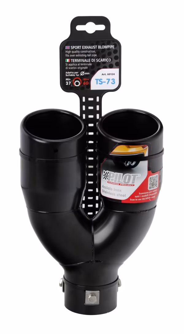 Pilot TS-73, terminale di scarico - Nero