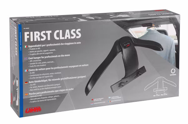 Lampa First Class, appendiabiti per viaggiatori professionisti