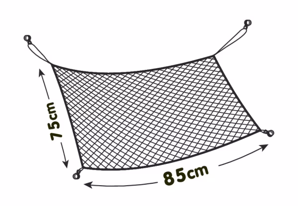 Lampa Pet-1, rete divisoria per cani - 85x75 cm