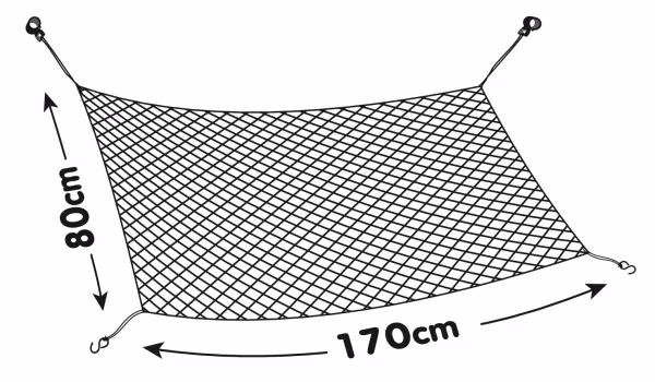 Lampa Pet-3, rete divisoria per cani - 170x80 cm