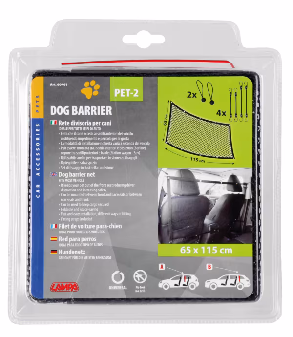 Lampa Pet-2, rete divisoria per cani