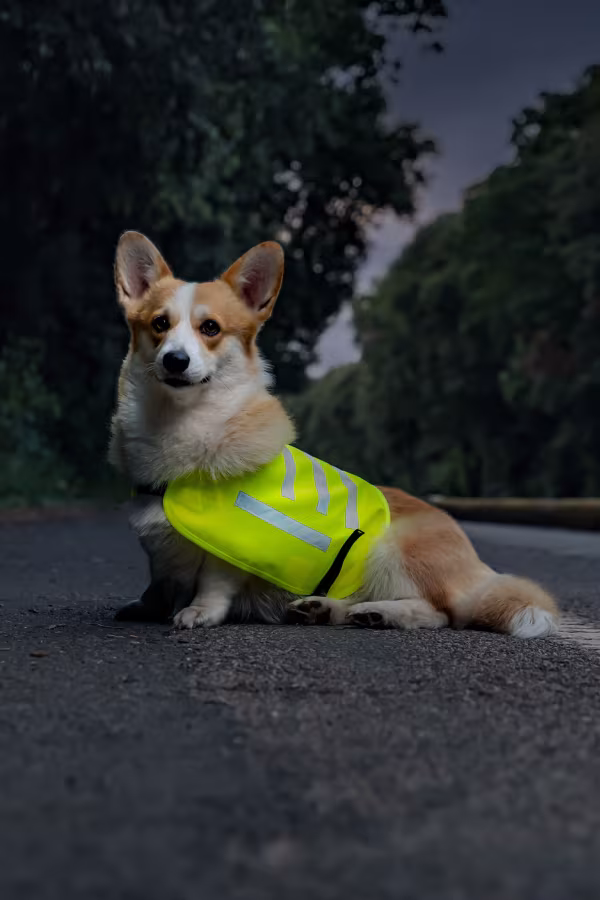 Lampa Dog Safety vest, veste riflettente ad alta visibilità