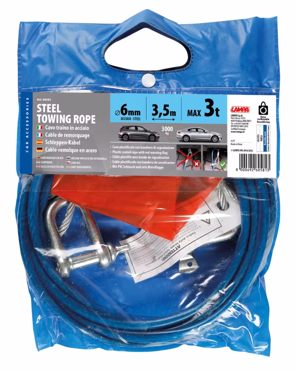 Lampa Cavo traino in acciaio 3000 kg