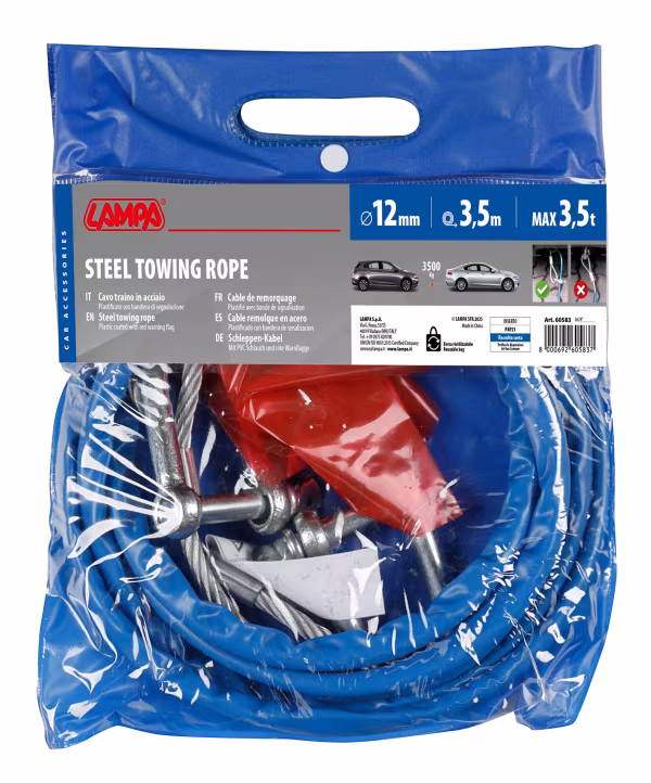 Lampa Cavo traino in acciaio 3500 kg
