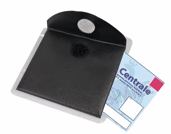 Lampa Sicuro, porta certificato adesivo