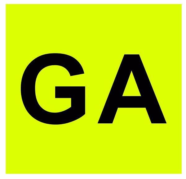 Lampa Contrassegno GA (Guida Accompagnata) - Posteriore