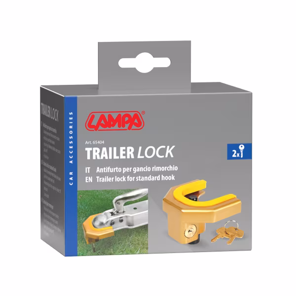 Lampa Antifurto per gancio rimorchio