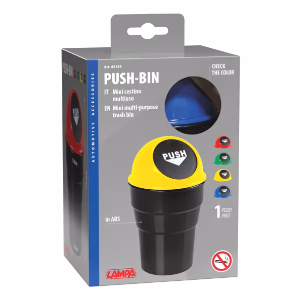 Lampa Push-Bin, mini cestino