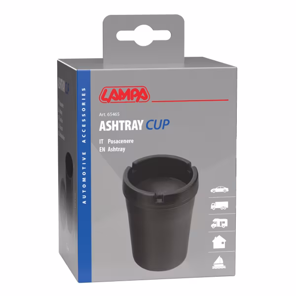 Lampa Posacenere auto-estinguente a barattolo