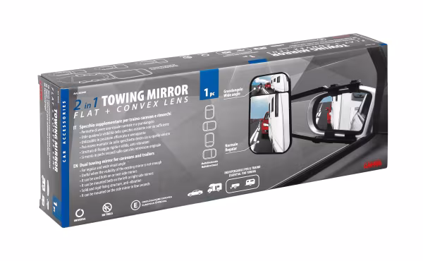 Lampa Specchio supplementare per traino caravan e rimorchi