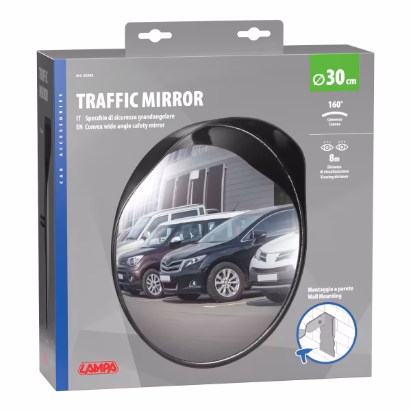 Lampa Traffic Mirror, specchio di sicurezza grandangolare 160° - Ø 30 cm