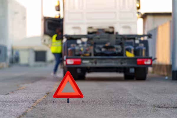 Lampa Triangolo Basik, auto ferma