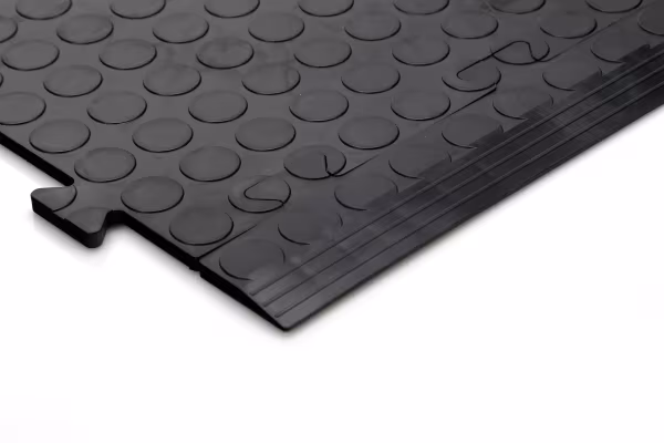 Lampa Scivolo maschio per piastrella in pvc - Nero