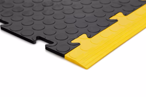 Lampa Scivolo maschio per piastrella in pvc - Giallo