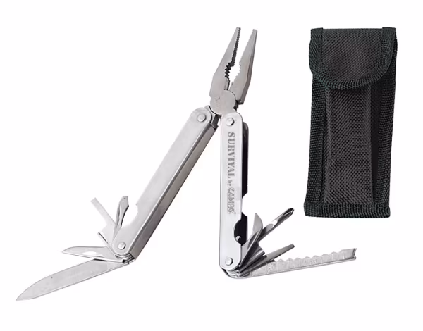 Lampa 15 in 1 pinza tascabile survival multifunzione da 6”