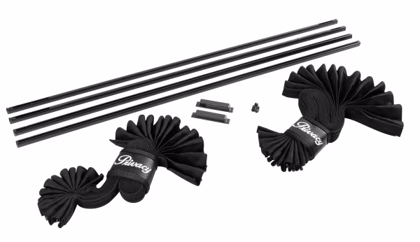Lampa Limousine, coppia tendine scorrevoli - Largh. 70 cm - Alt. 42/47 cm