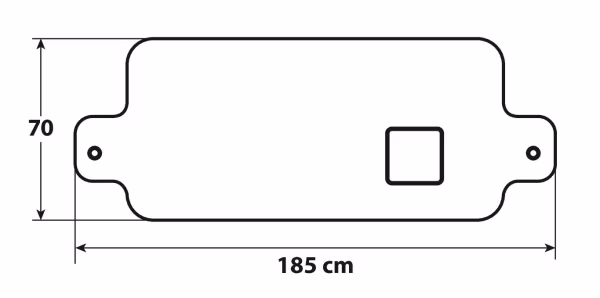 Lampa No-Frost, telo antibrina per parabrezza - 185x70 cm