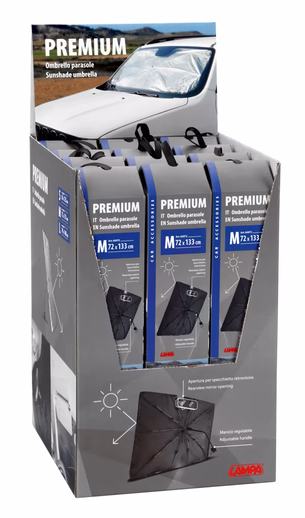 Lampa Premium, ombrello parasole - M - 72x133 cm