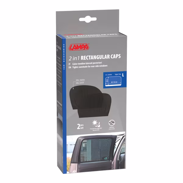 Lampa Caps, set 2 calze-tendine laterali - Rettangolare - L
