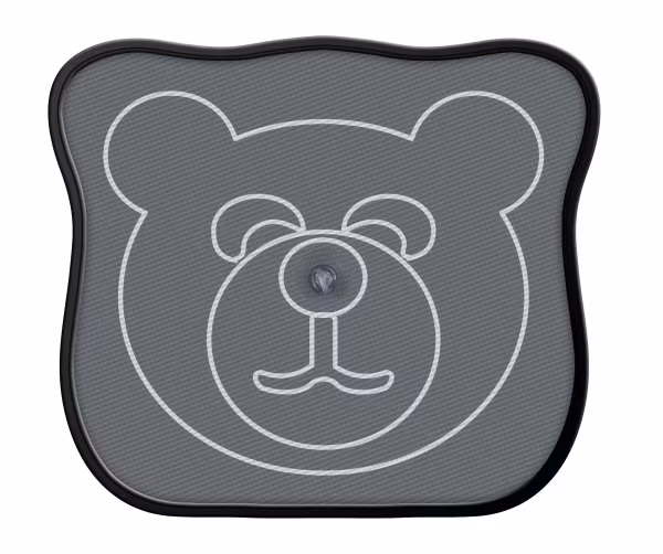 Lampa Molly-Face, coppia tendine a molla - 35x45 cm