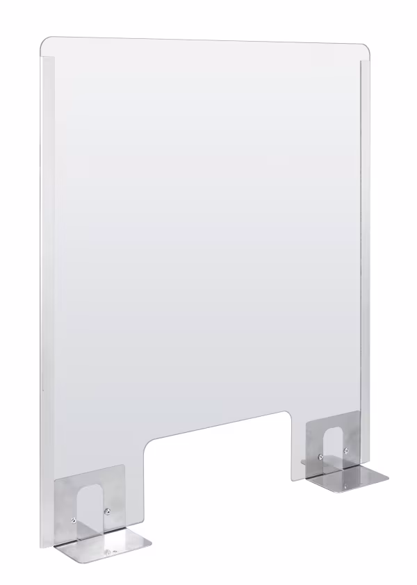 Lampa Schermo protettivo parafiato con feritoia per banconi e scrivanie - 660x760 mm