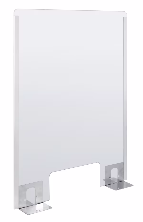 Lampa Schermo protettivo parafiato con feritoia per banconi e scrivanie - 660x960 mm