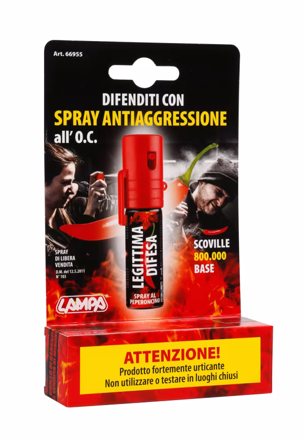 Lampa Spray antiaggressione al peperoncino 15 ml - D/Blister 1 pz