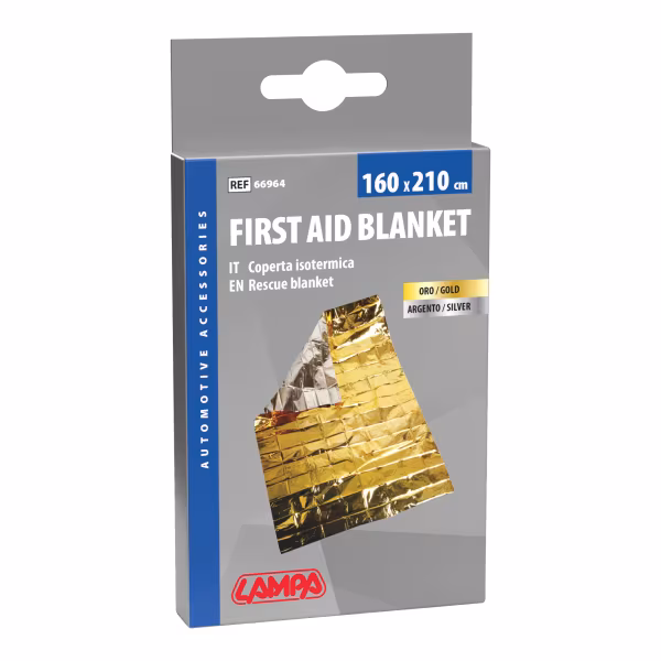 Lampa Coperta isotermica oro/argento - 160x210 cm