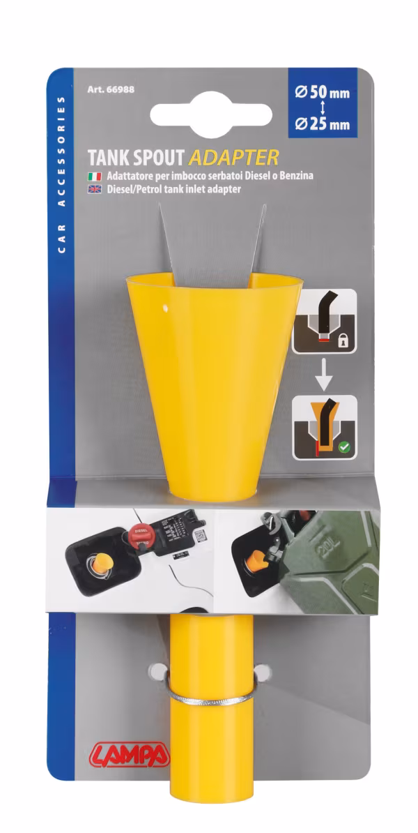 Lampa Adattatore per imbocco serbatoi Diesel o Benzina - Ø 50>25 mm