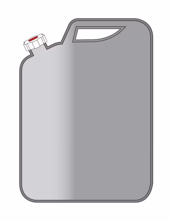Lampa Premium, tanica carburante in metallo