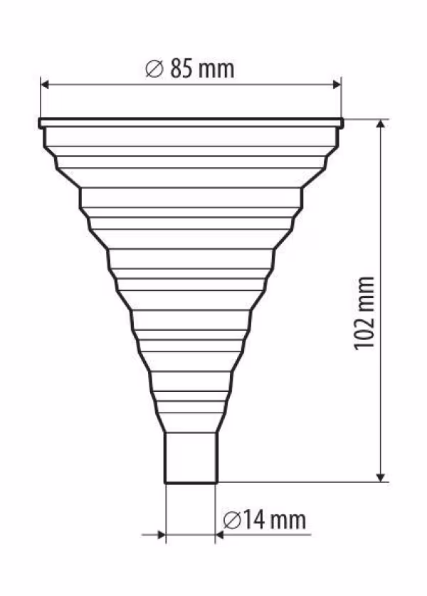 Lampa Mini imbuto pieghevole in silicone