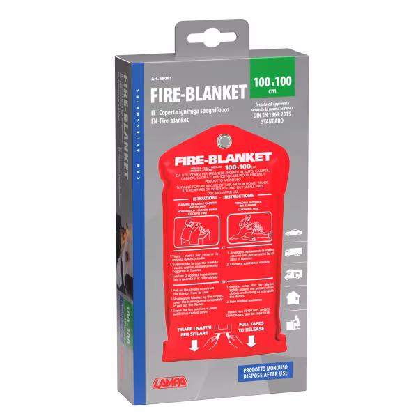 Lampa Coperta ignifuga spegnifuoco