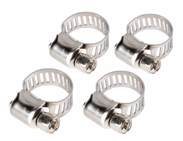 Lampa Fascette stringitubo in acciaio inox - set 4 pz - ↔ 8 mm - Ø 8-12 mm