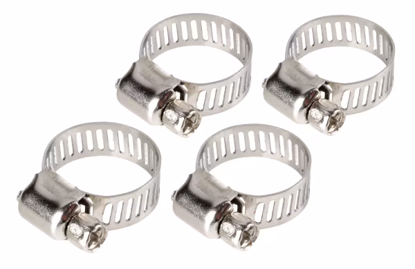 Lampa Fascette stringitubo in acciaio inox - set 4 pz - ↔ 8 mm - Ø 13-19 mm