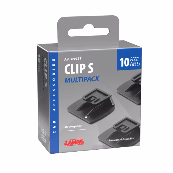 Lampa Clip Adesiva Clip S - Set 10 pz