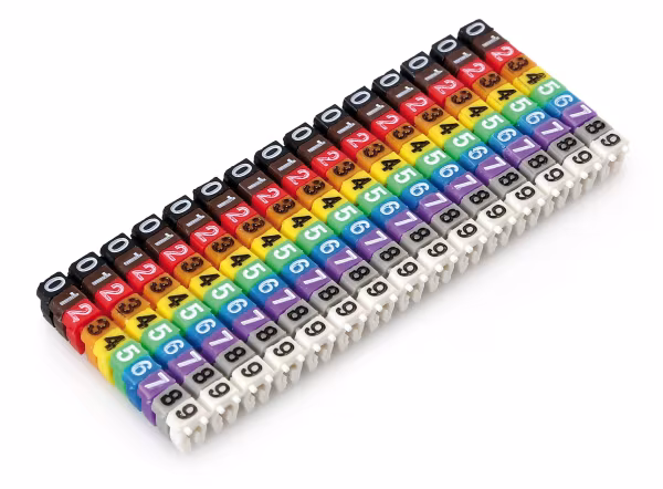 Lampa Segnacavi colorati, set 150 pz
