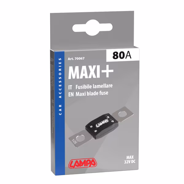 Lampa Maxi+, fusibile lamellare tipo ANL 12/32V - 80A