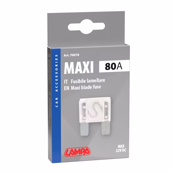 Lampa Fusibile lamellare Maxi, 12/32V - 80A