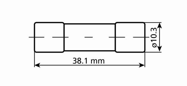 Lampa Fusibile AGU in vetro, 12/32V - 10A